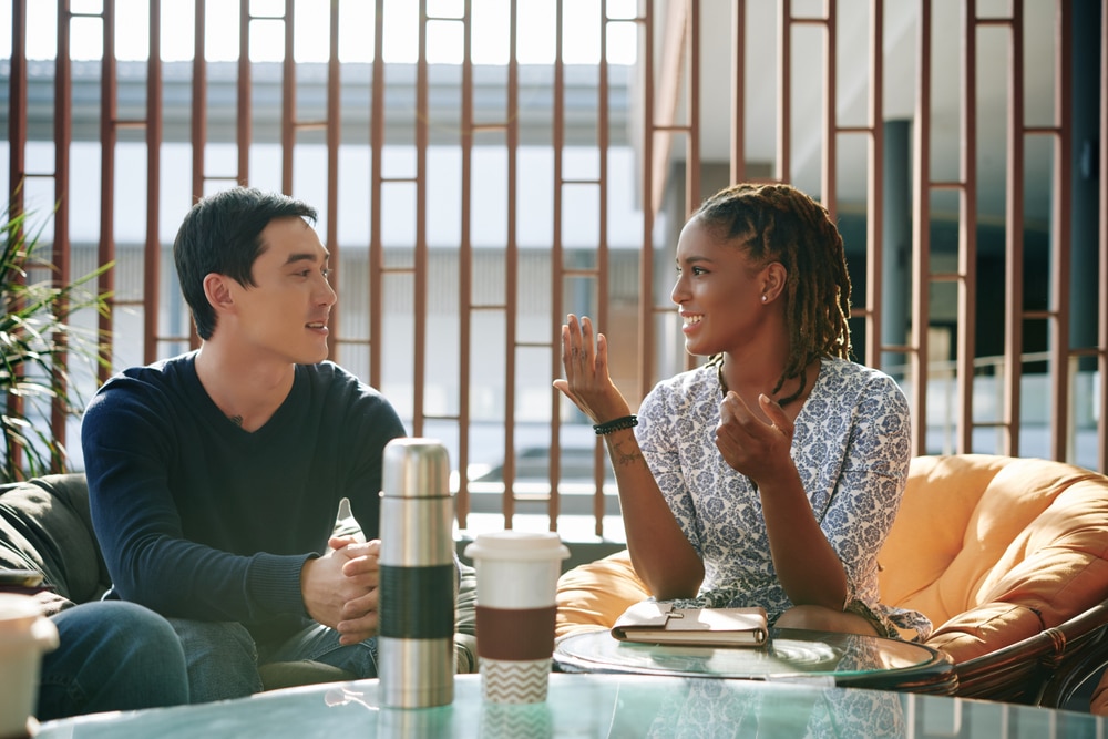 young-man-and-woman-conversing